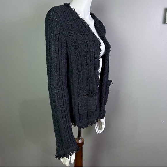 J Crew cardigan sweater small brass buttons capsule old money coastal grandma - Picture 5 of 11